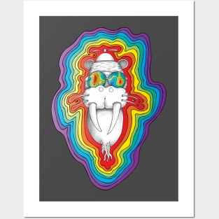 Walrus Monkey God [Hippie Daze] Posters and Art